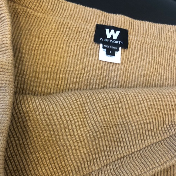 W by Worth Knitted Camel Mini Skirt (S) - Picture 12 of 14